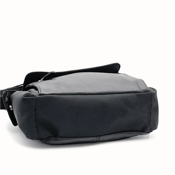 FOSSIL Pebbled Leather and Nylon Crossbody Bag - Picture 6 of 13